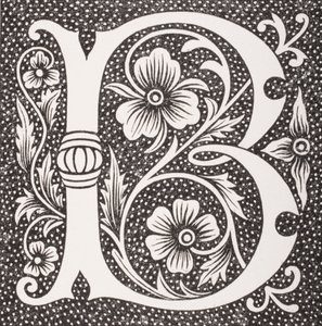 Lettre décorée 